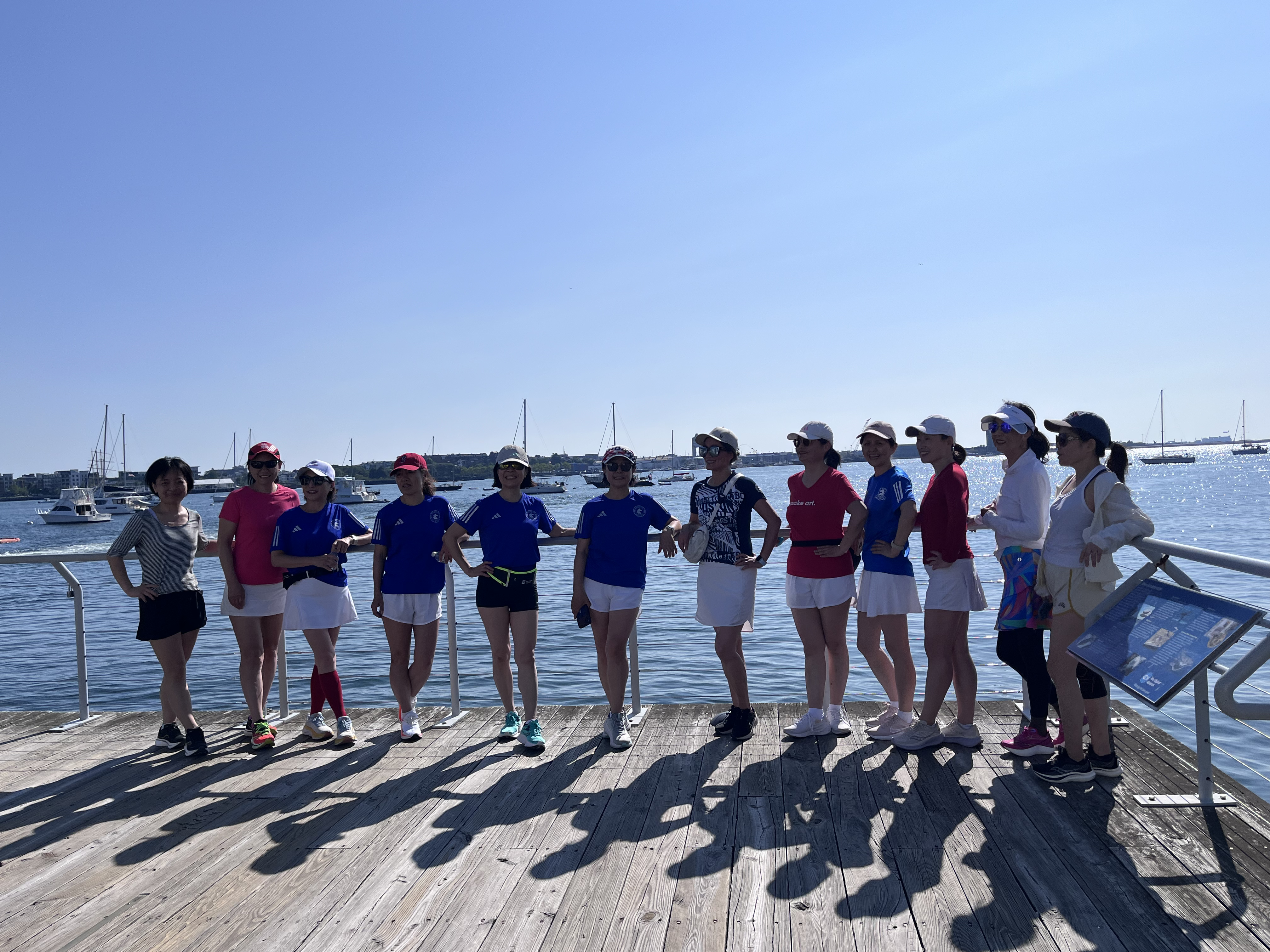 Fun run by the waterfront