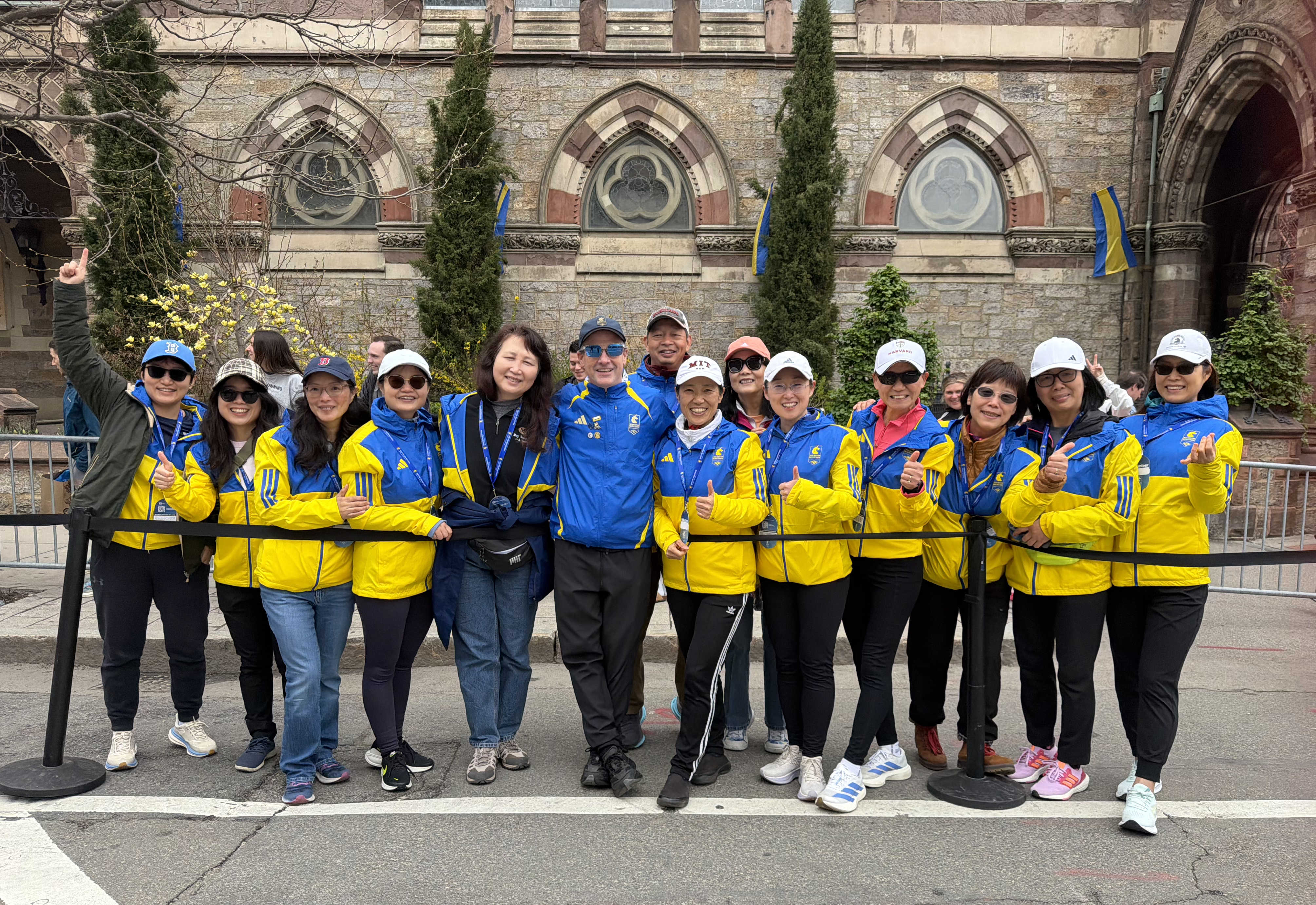 Boston Marathon volunteering